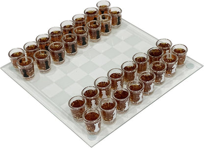 Cheers & Chess, Shot Glass Game Set