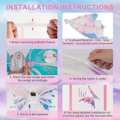 Light-Up Fairy Butterfly Wings