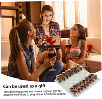 Cheers & Chess, Shot Glass Game Set