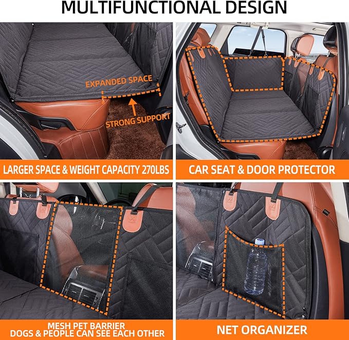 Volicx- Back seat extender and back seat cover