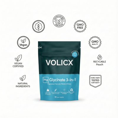 Volicx Magnesium Glycinate 3-in-1 formula for Balance+