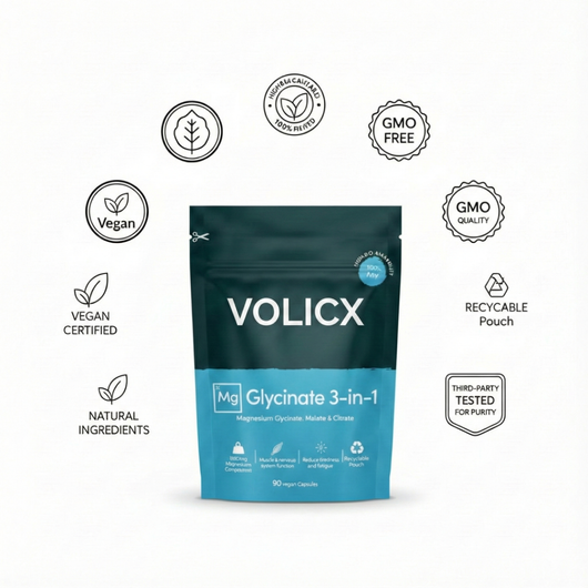 Volicx Magnesium Glycinate 3-in-1 formula for Balance+
