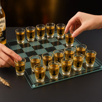 Cheers & Chess, Shot Glass Game Set