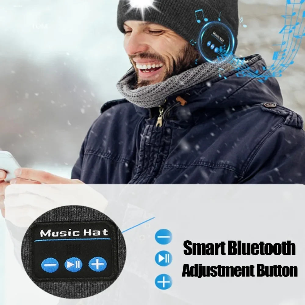 Bluetooth Beanie with Light