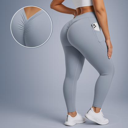 V-Shaped Scrunch Lift Leggings