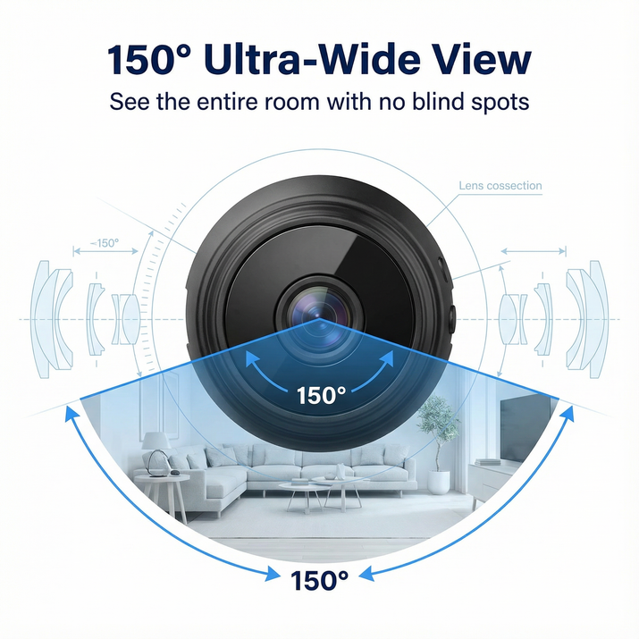 ULTRA COMPACT WIFI MAGNET SPY CAMERA