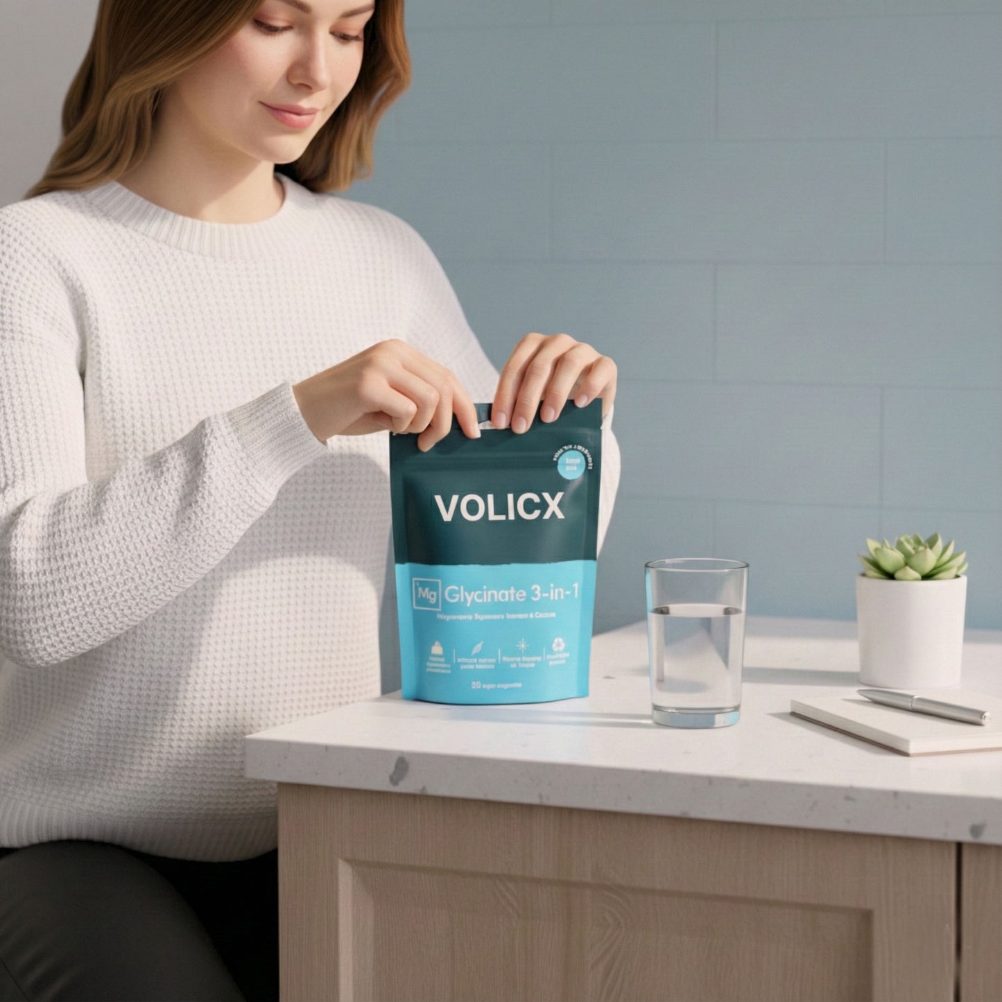 Volicx Magnesium Glycinate 3-in-1 formula for Balance+